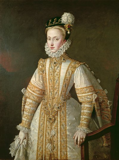 Anna von Österreich (1549-80) Königin von Spanien, ca. 1571 von Alonso Sánchez Coello